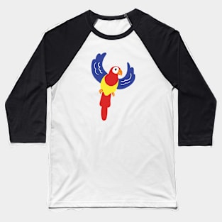 Macaw Parrot Baseball T-Shirt